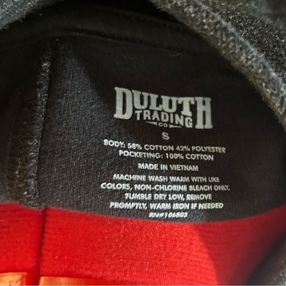 Duluth Trading Co Charcoal Heather Crewneck Sweater - Picture 5 of 9